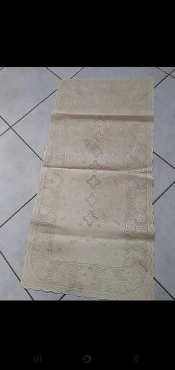 Tapis centre de table pvc vintage