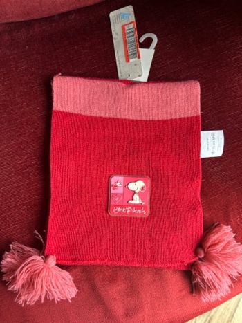 Écharpe snoopy neuve