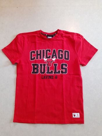 T-shirt à imprimé graphique NBA Chicago Bulls rouge