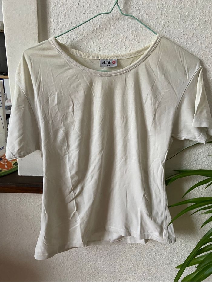 T-shirt blanc Etirel