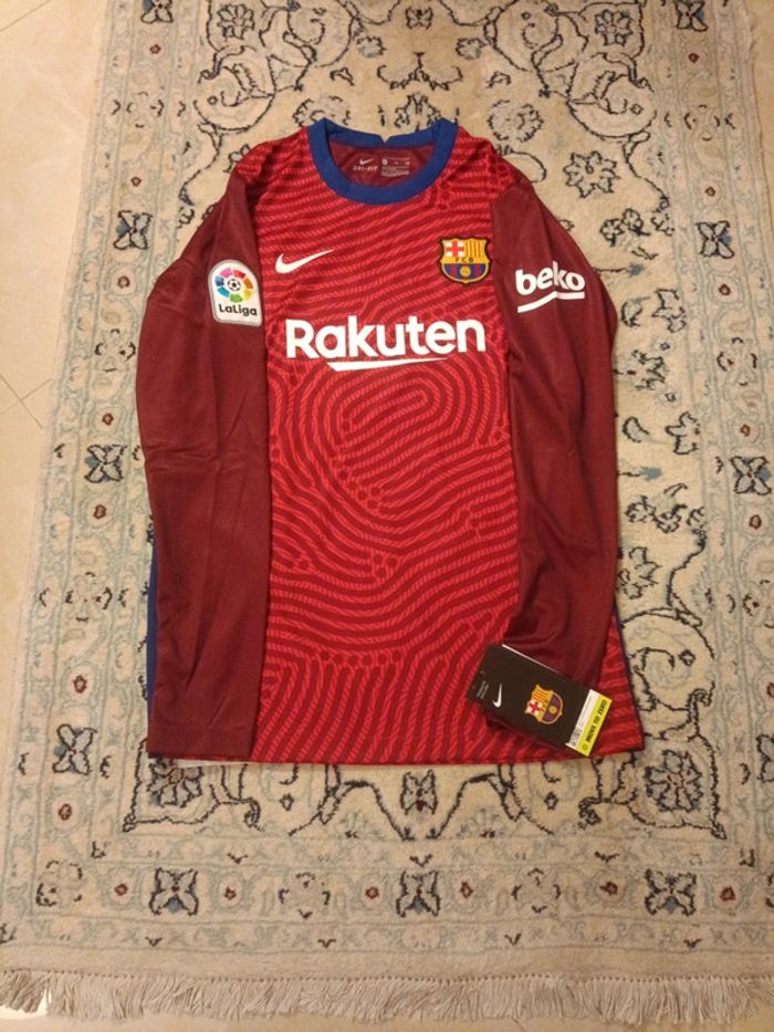 Maillot de foot Nike équipe FC Barcelone taille 13/15 authentique neuf