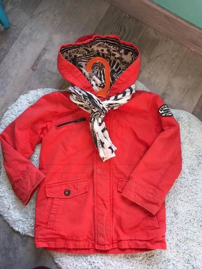 Ensemble veste blouson manteau foulard garçon catimini 4 ans