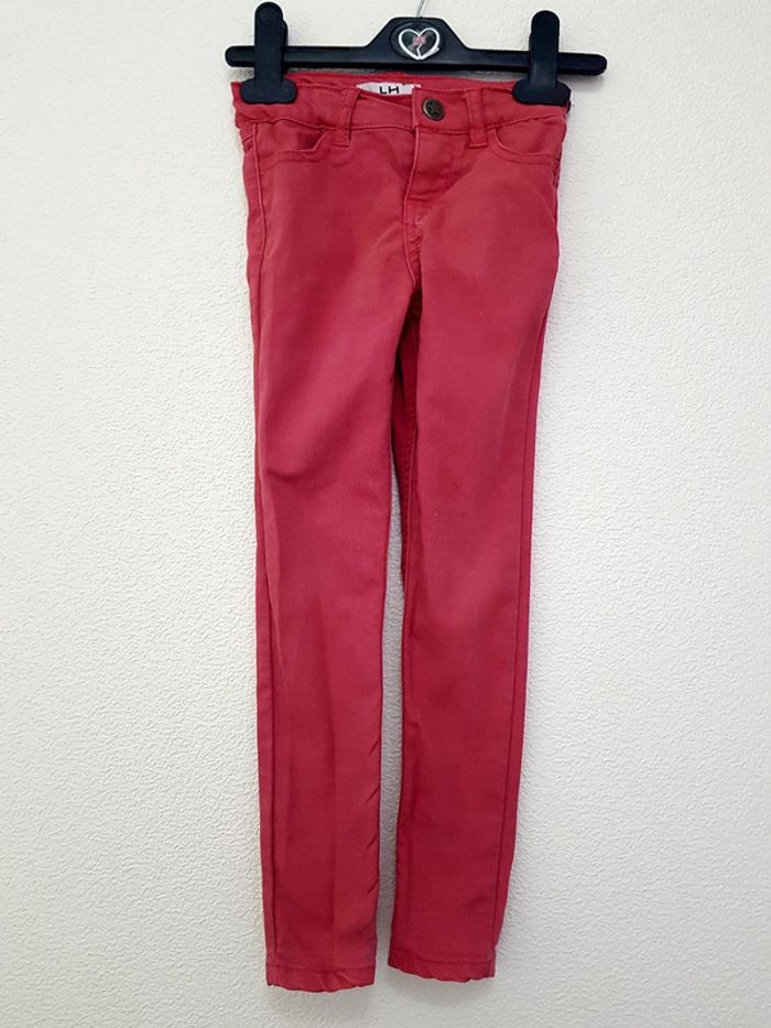 Jean rose taille 5 ans