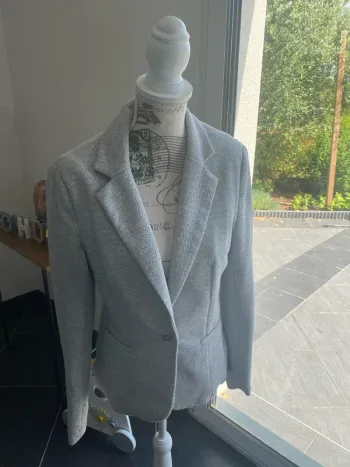 Veste grise  hiver cintré