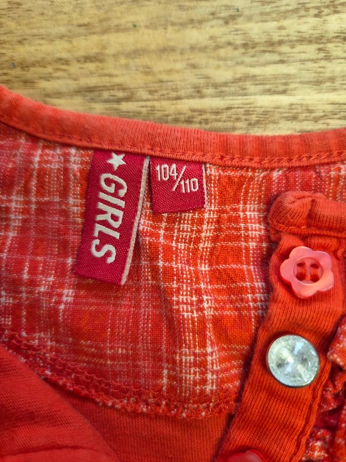 Robe 4 ans 104cm rouge - photo numéro 2