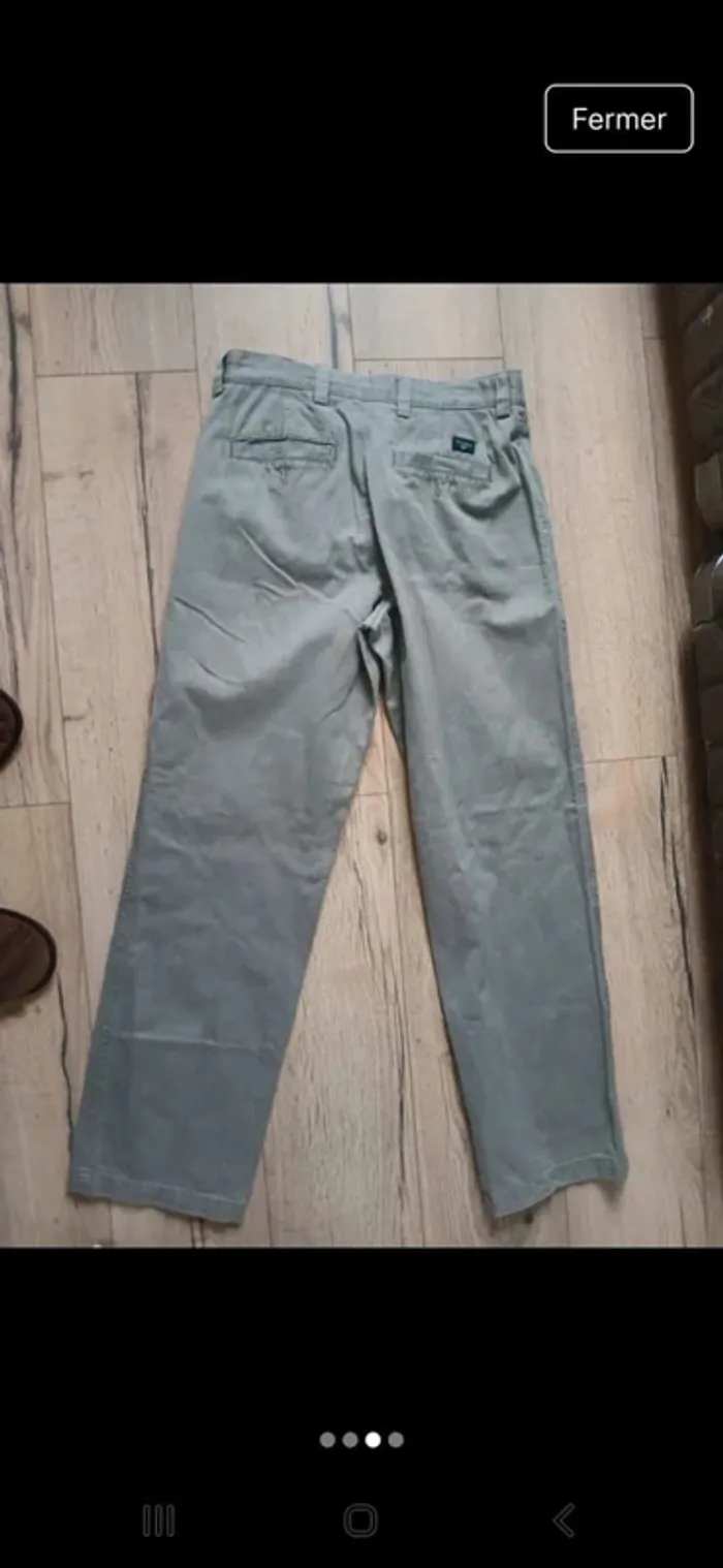 Chino dockers gris San Francisco regular fit W30 L32 - photo numéro 3