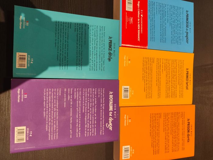 Série la princesse de papiers 5 tomes - photo numéro 5