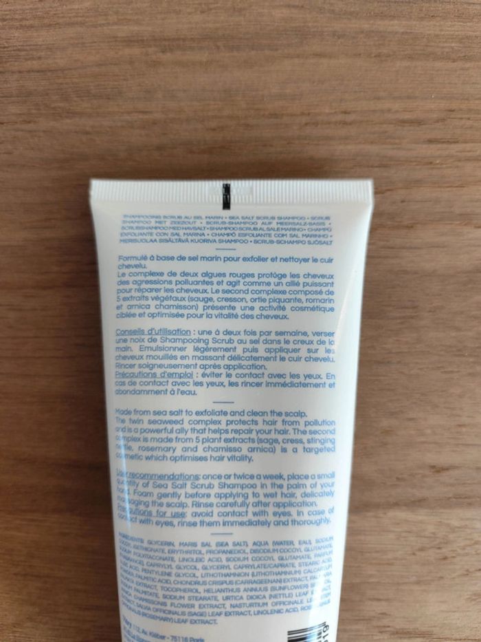 Shampooing Scrub au sel marin Vitry - photo numéro 3