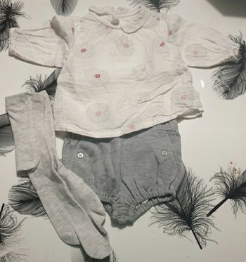 Ensemble short + chemise + collant