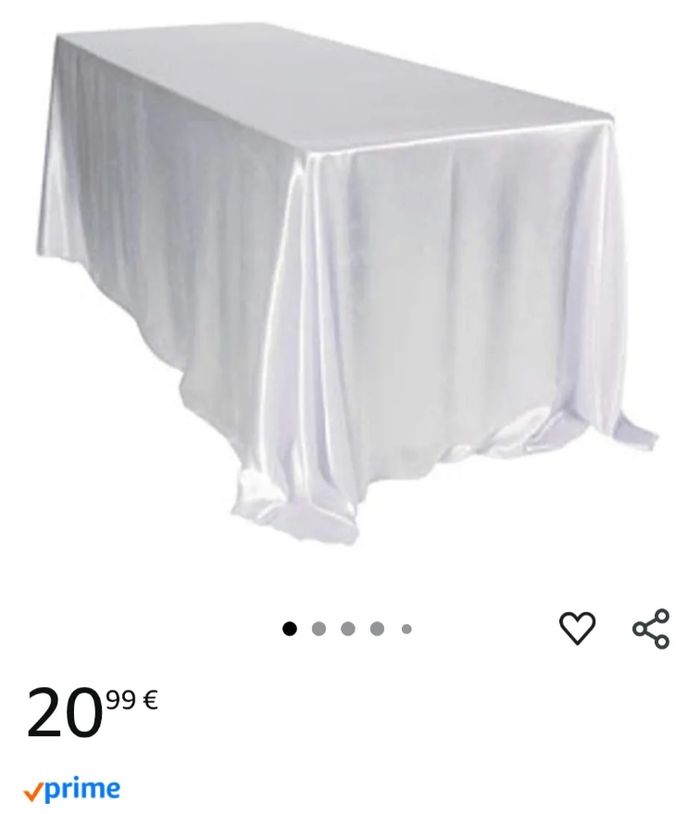 Nappe en satin