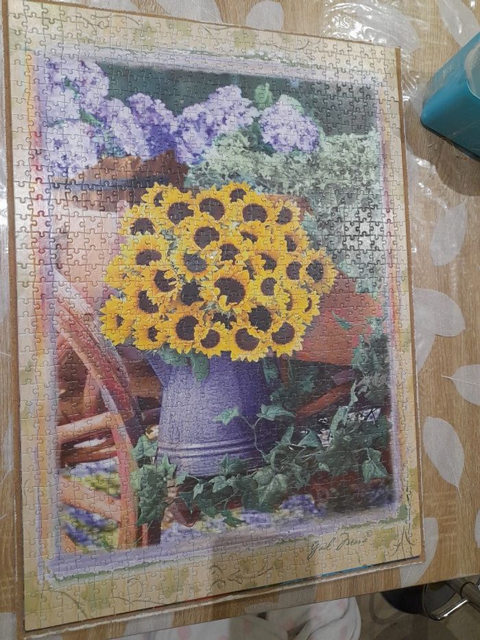 Puzzle 1000 pièces tournesol