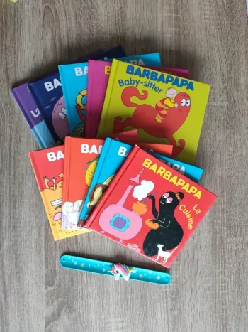 Lot de 9 livres Barbapapa en très bon état