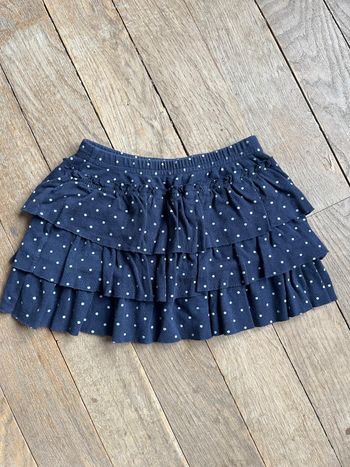 Jupe marine à pois Petit Bateau 3 ans