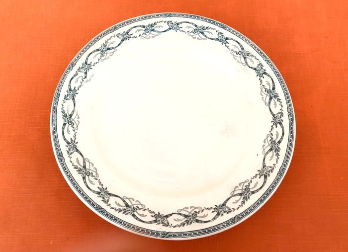 Ancien compotier Faïence R&A (Rigale et Ameline) Salins Terre de Fer Modèle Récamier - photo numéro 4