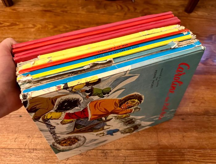 Lot rare de 12 Grands Albums Hachette Caroline livres bd années 60 Pierre Probst - photo numéro 9