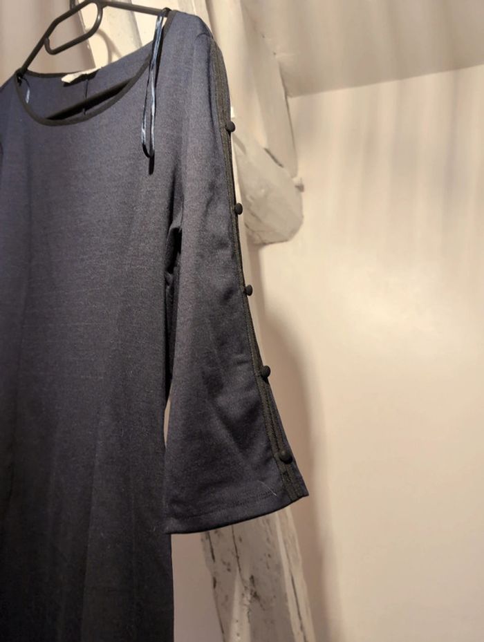 Robe bleu marine habillé chic - photo numéro 2