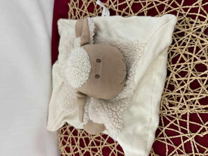 Doudou plat mouton NATURE ET DECOUVERTES beige