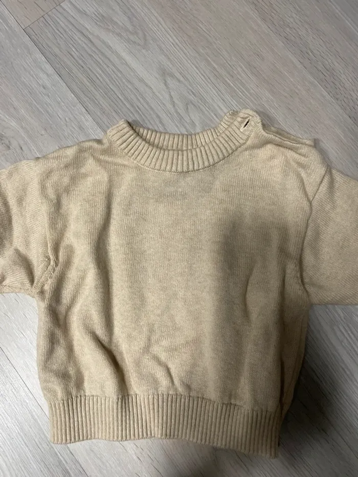 Pull beige kiabi - photo numéro 2