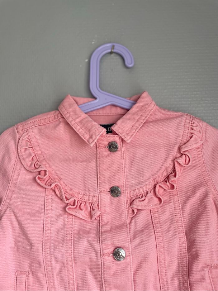 Veste en jean rose fille 5 ans KIABI - photo numéro 2