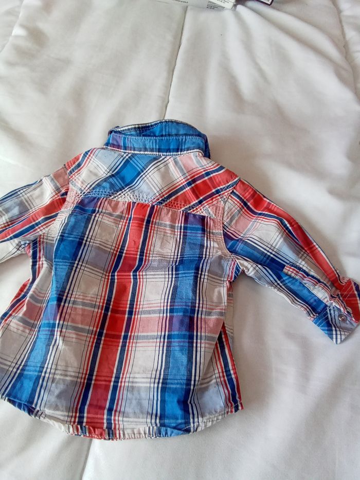 Chemise manches longues garçon 3 mois Kiabi - photo numéro 3