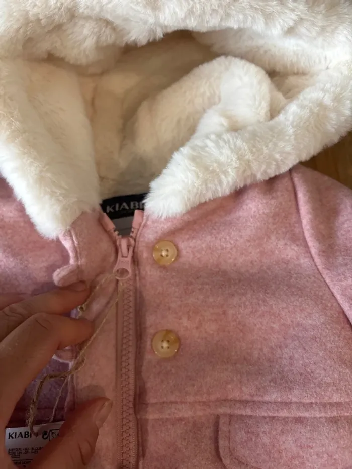 Blouson bébé fille taille 3 mois neuf  avec étiquette - photo numéro 3