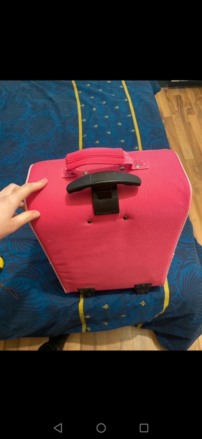Valise rose le manège enchanté - photo numéro 2