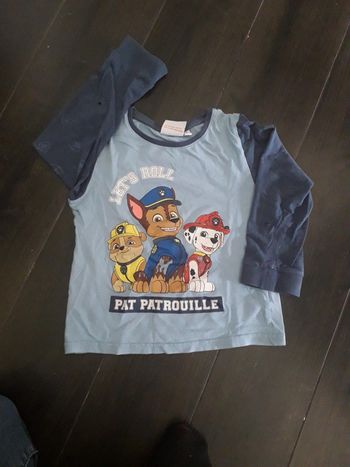 T-shirt manches longues pat patrouille