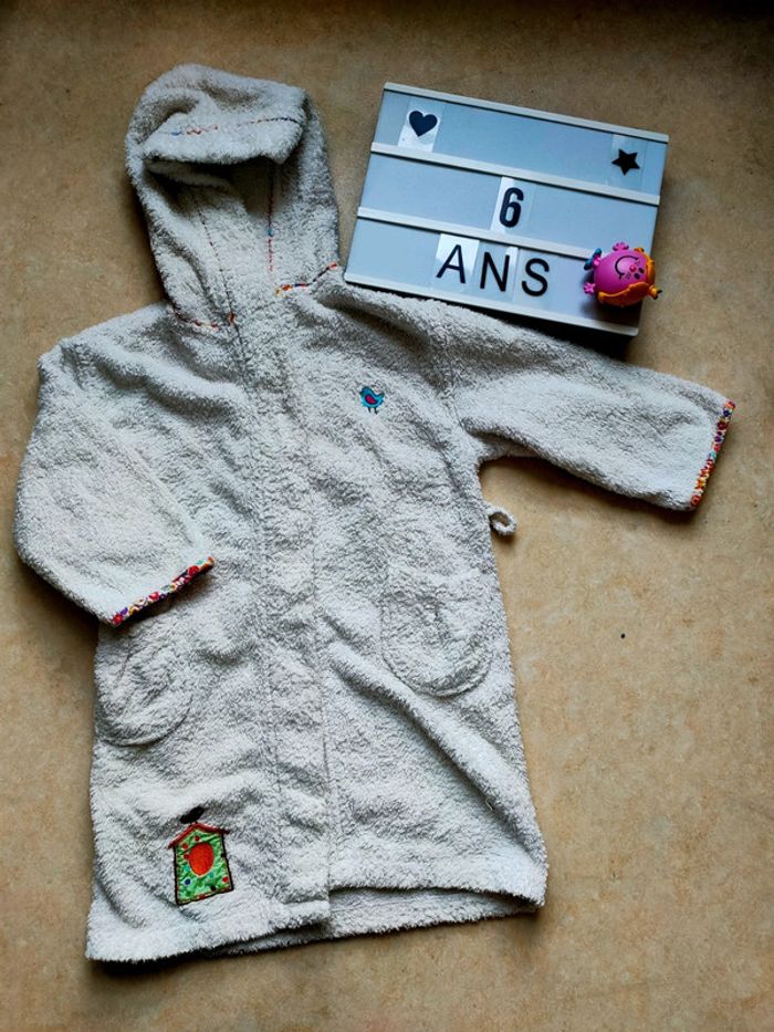 Peignoir ans Carré blanc Carré Blanc ans Beebs by Kiabi