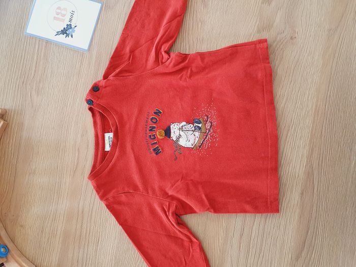 🎿 T-shirt manches longues "Monstrueuse Mignon" TAPE à l'œil - 18 mois 🎿 - photo numéro 5