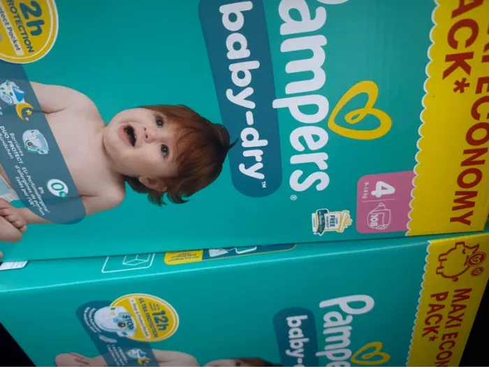 Couches Pampers baby dry taille 4 - photo numéro 2