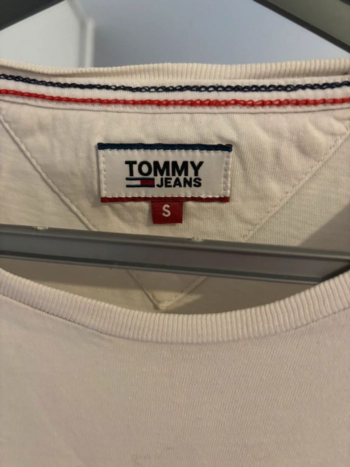 T-shirt blanc Tommy Jeans - Taille S - photo numéro 3