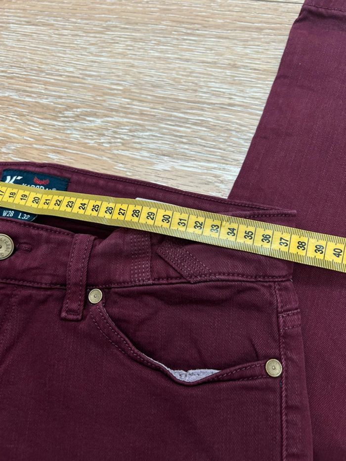 Jean kaporal bordeaux - slim standard - taille 38 - - photo numéro 8