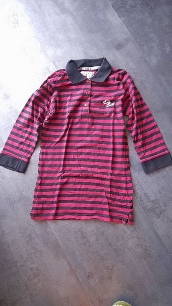 Tee-shirt rayé noir et rouge teddy Smith