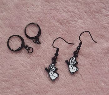 Boucles d'oreilles Olaf dans la reine des neiges - Disney