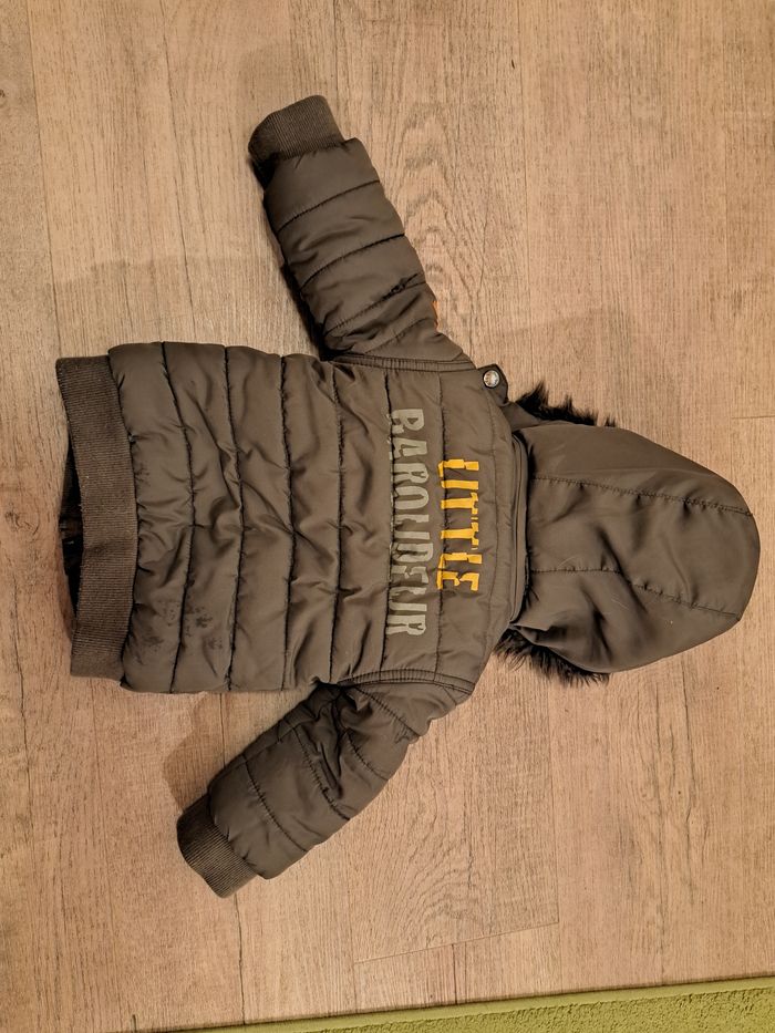 Doudoune grise  orchestra  t 12 mois - photo numéro 2