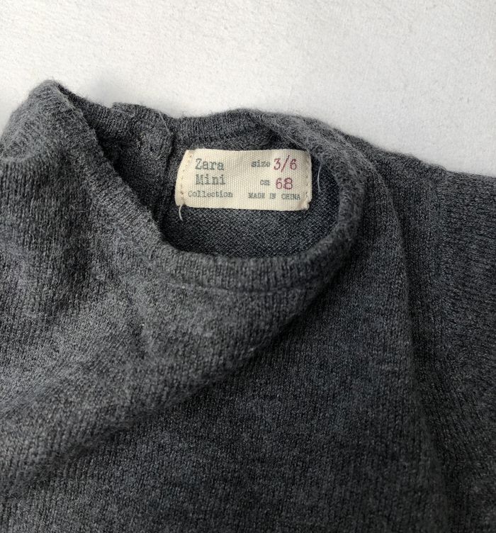Robe courte avec body intégré Zara 3-6 mois - photo numéro 3