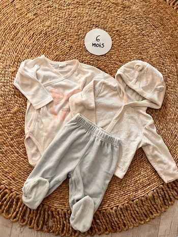 Ensemble trois pièces 6 mois