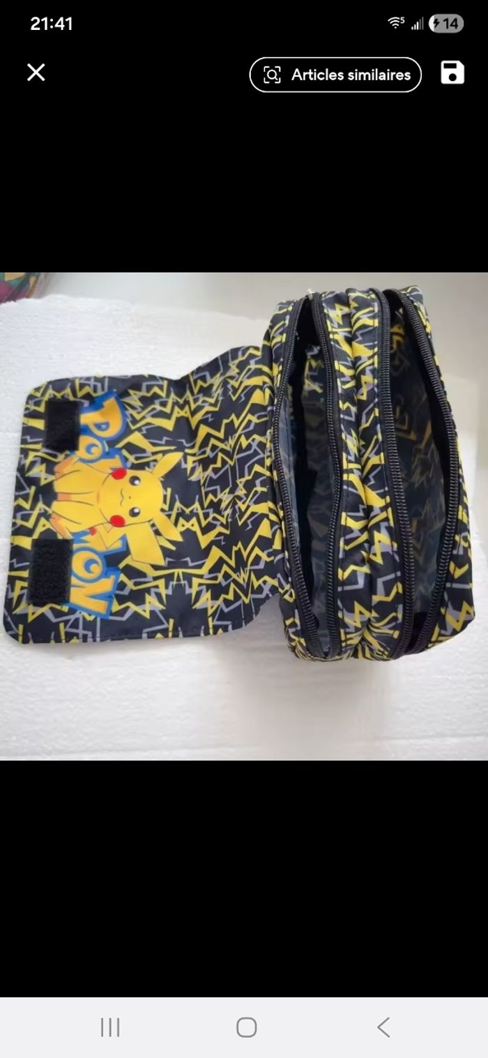 Grande trousse Pokemon - neuf - photo numéro 2