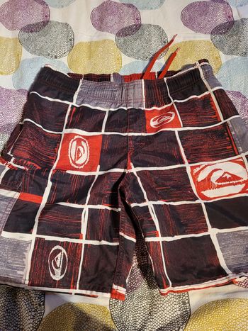 Short de bain carreaux
