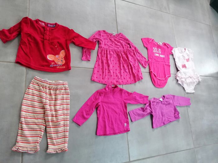 Lot 12mois bébé fille #12mois_bébé_krocaro - photo numéro 2