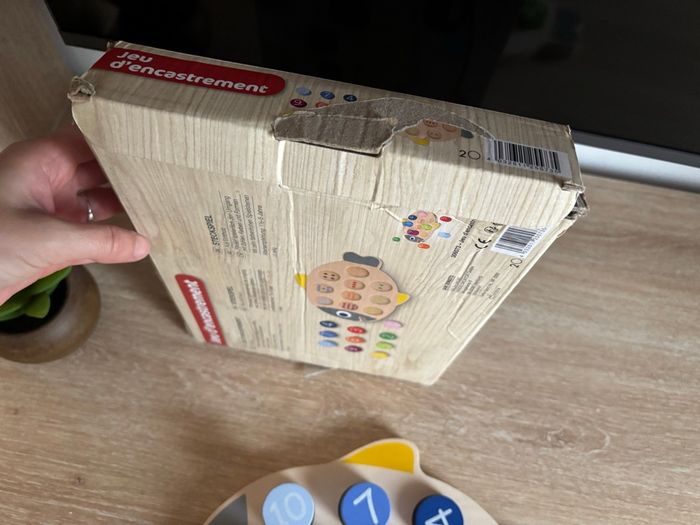 Jeu d’encastrement en bois les chiffres poisson play tive - photo numéro 3