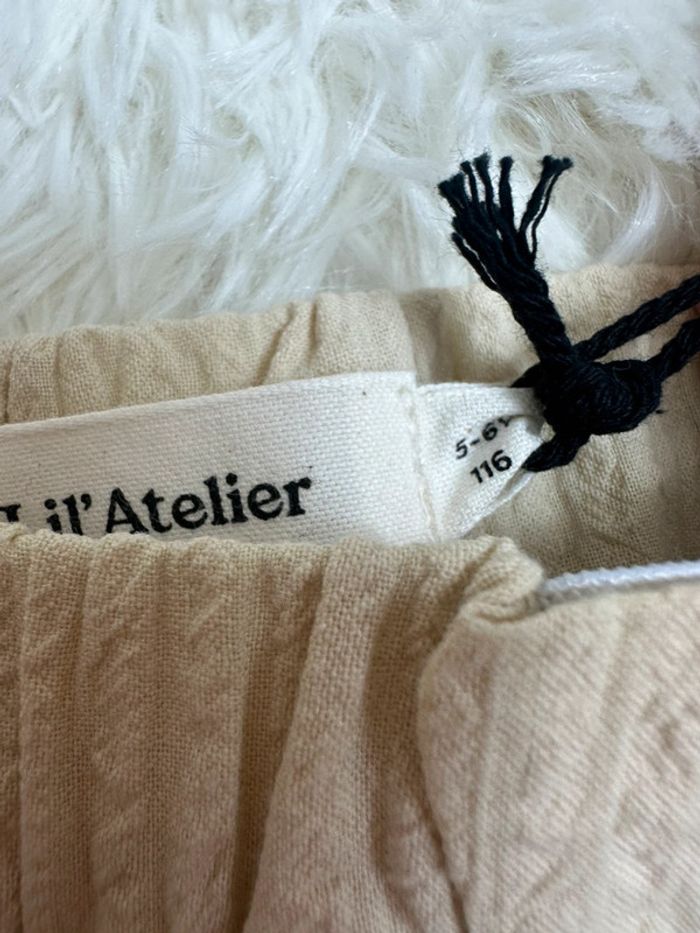 Short beige taille 5-6 ans Lil atelier - photo numéro 3