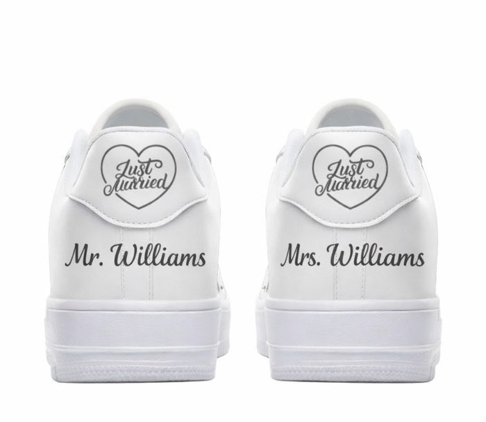 💙Baskets personnalisées Mariage ❤️ - photo numéro 5
