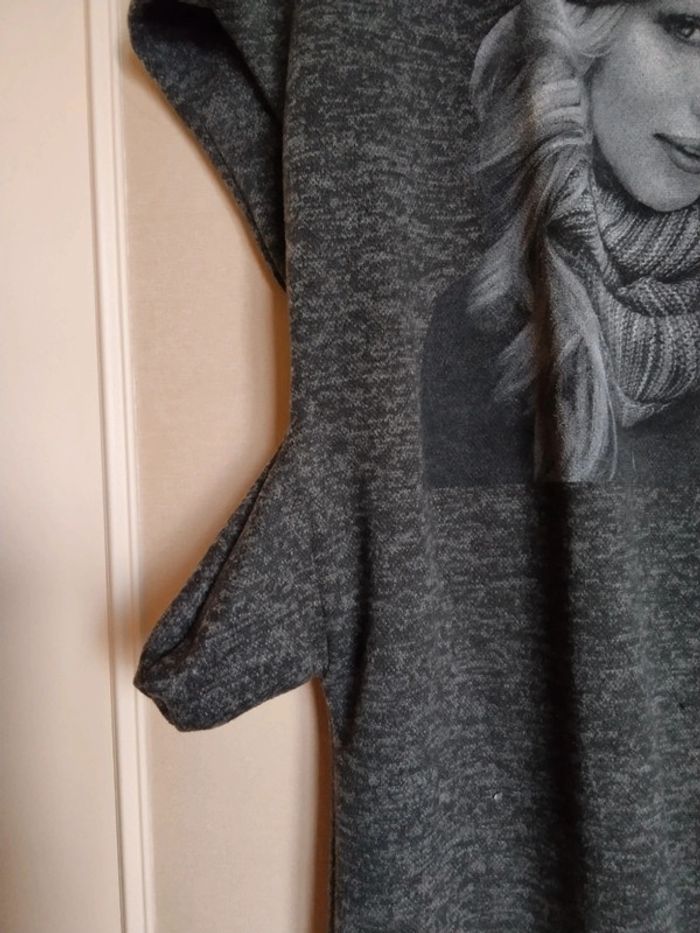 Robe tunique lainage. taille XL - photo numéro 4