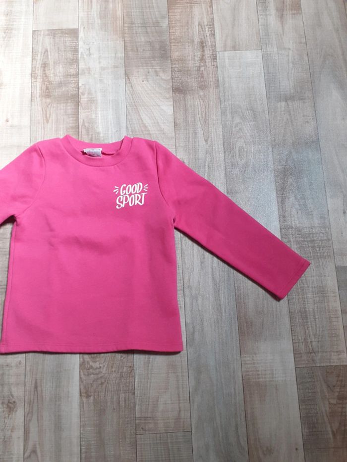 Sweat fille rose 5 ans - photo numéro 2