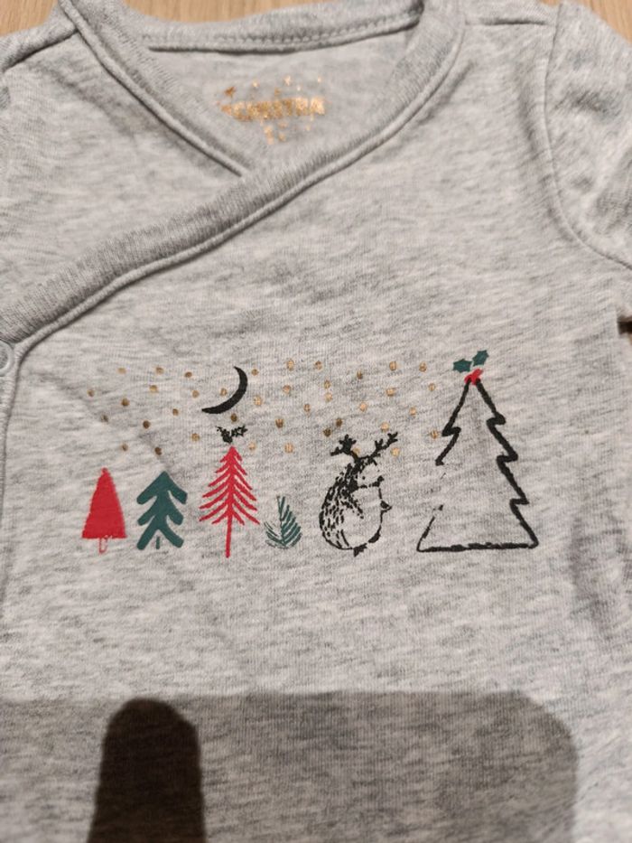 Bodie manches longues Noël 🎄 1 mois 54 cm - photo numéro 3