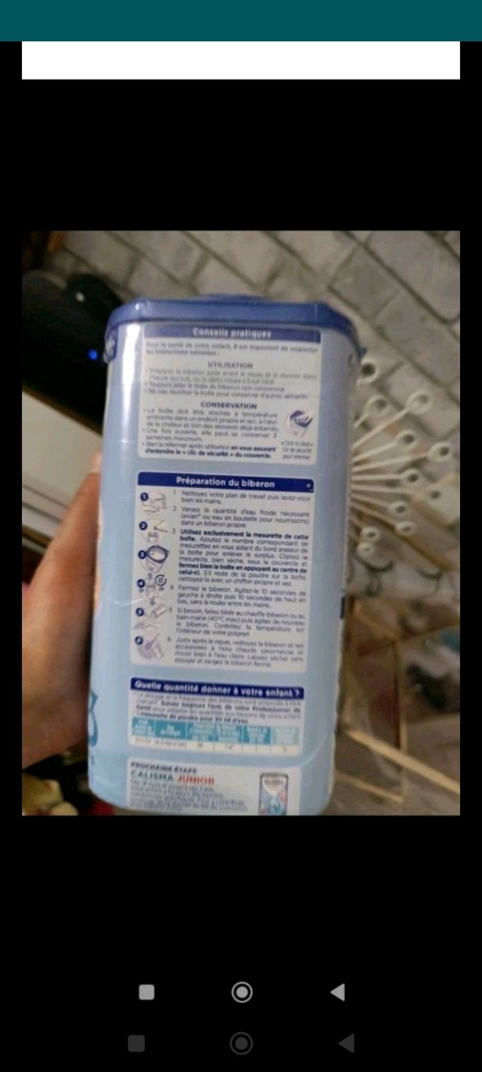 Lait de suite Gallia - photo numéro 3