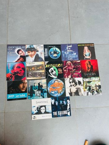 Lot cd 2 titres single dance 90’s 2000
