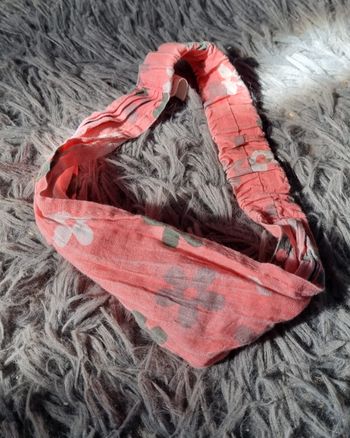 Bandeau rose à fleur