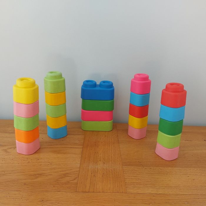 Lot de 24 cubes mous clemmy